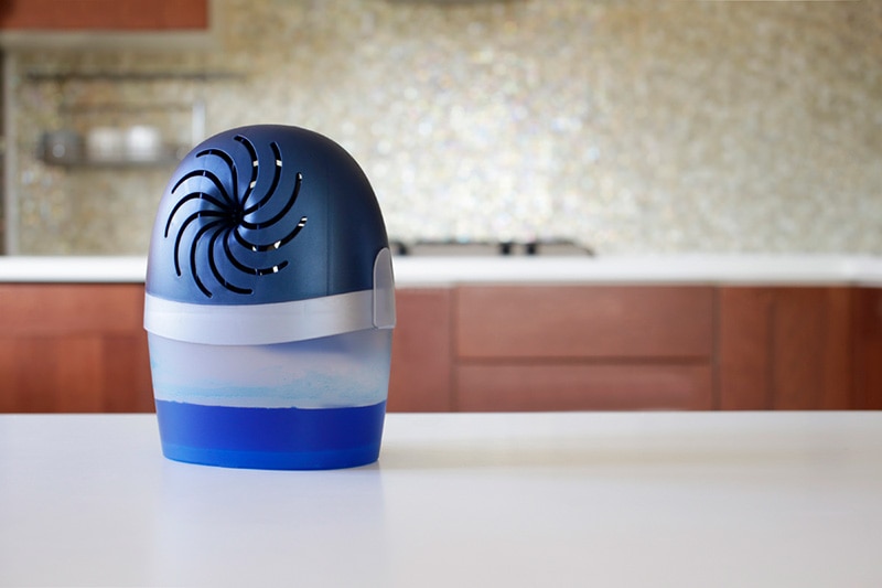 fan on counter top