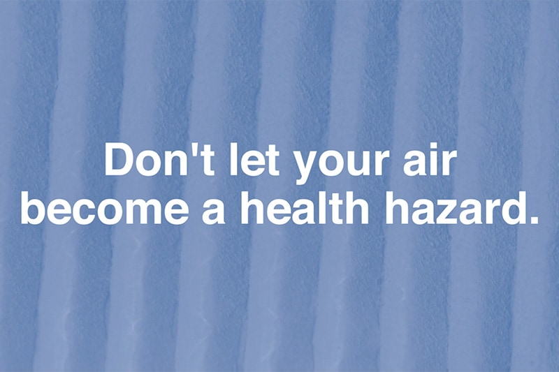 don't let your air filter become a health hazard