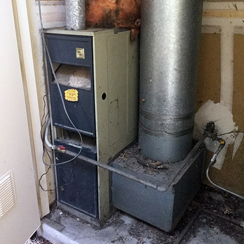 Gas Furnace Replacement in San Jose, CA | Before